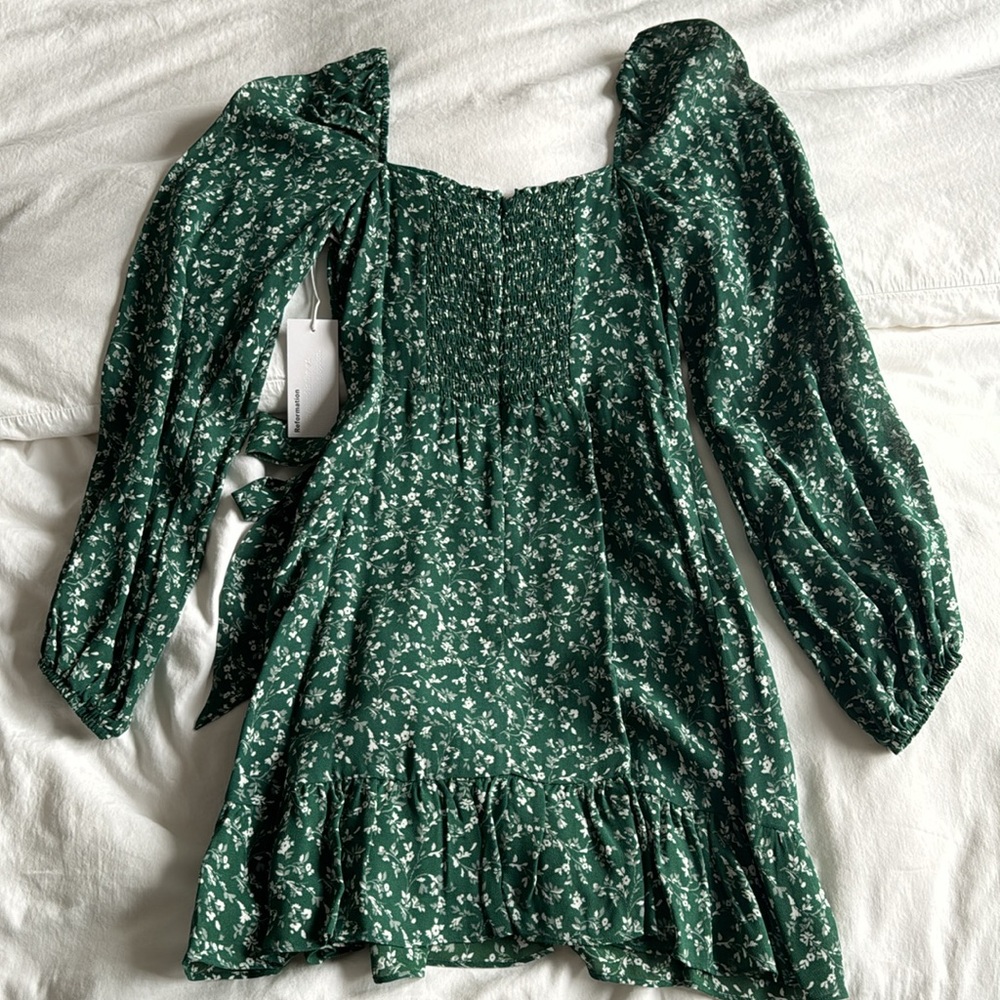 Reformation Cammi dress Parsley- size 4 - Picture 2 of 4